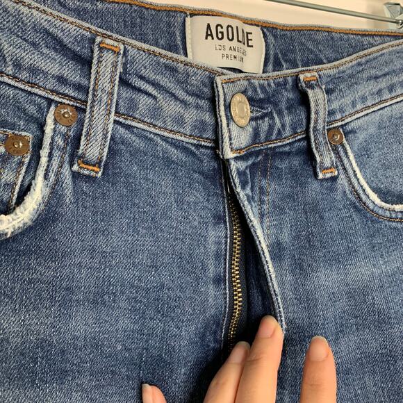 AGOLDE Pinch Waist Straight Jeans Womens Size 26 Blue - Picture 9 of 16
